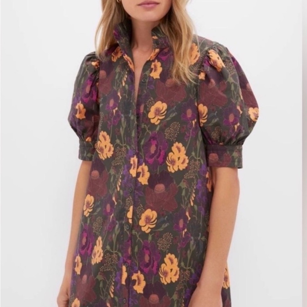 Hyacinth House Floral Puff Sleeve Dress